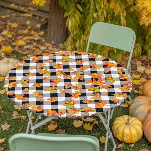 Miniatura 20 de Mantel Ajustable con Cola de Conejo de Pascua para Mesa Redonda, Cubierta de Mesa de Tulipán y Huevo de Primavera con Borde Elástico Impermeable