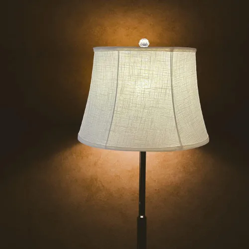 Miniatura 4 de TOOTOO STAR Pantalla de lámpara de tambor grande blanca para candelabros, lámpara de pie y lámpara de mesa, araña de 12 x 16 x 11 pulgadas, tela