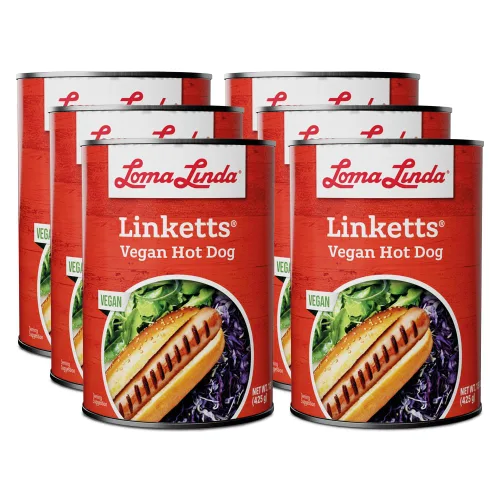 Miniatura 6 de Loma Linda - Carnes a base de plantas (Linketts® (15 oz.), paquete de 12