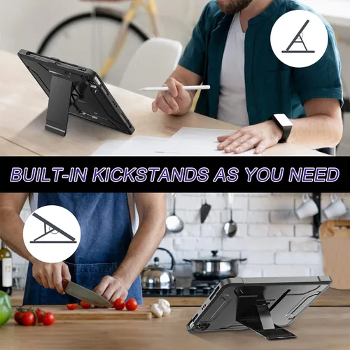 Miniatura 7 de Soke Funda para iPad Pro de 11 pulgadas 2022/2021/2020/2018/iPad Air de 5ª/4ª generación, protector de pantalla integrado - Compatible con carga