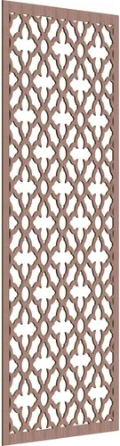 Miniatura 19 de Madison Paneles de pared decorativos de madera con calado, 9 3/8 pulgadas de ancho x 24 3/8 pulgadas de alto x 3/8 de alto, roble rojo rojo (Red Oak)