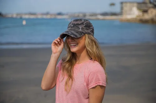 Miniatura 2 de Funky Junque - Gorra de béisbol ajustable sin estructura estilo polo de perfil bajo, para papá