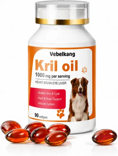 Miniatura 11 de Aceite de krill Omega 3 para perros, alivio de alergias, salud de las articulaciones, alivio de picazón, desprendimiento, suplemento para la piel