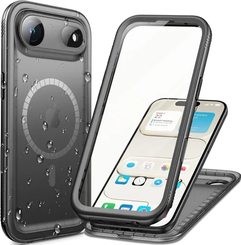 Miniatura 43 de Cozycase TOP Funda impermeable para iPhone 17 Pro Max - Grado militar resistente a todo 360 con protector de cámara de pantalla, doble IP68 a prueba