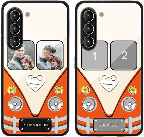Miniatura 463 de Funda de teléfono personalizada para Samsung Galaxy S22+ / S22 Plus 5G, funda de TPU suave de vidrio templado antiarañazos personalizada con foto