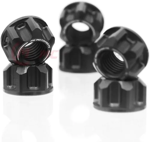 Miniatura 6 de MC MOTOPARTS Juego de tuercas de piñón trasero de carreras compatible con MT-07 MT-09/SP XSR 700 XSR 900 MT-09 Tracer FZ09 (negro)
