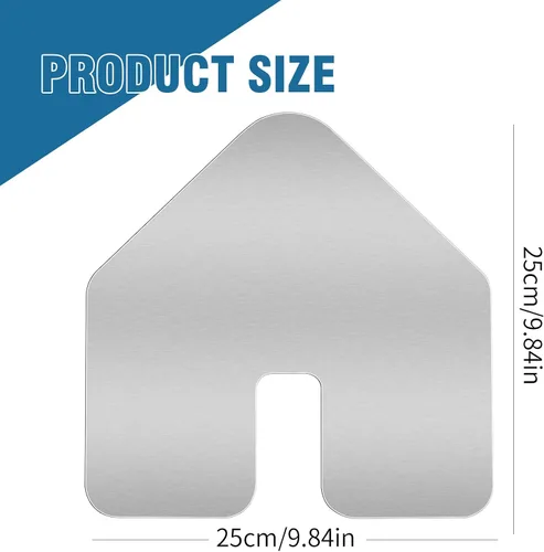 Miniatura 2 de SYOWADA Protector de quilla de arco de acero inoxidable, 2 unidades, 9.84 x 9.84 pulgadas, protector de arco con muescas