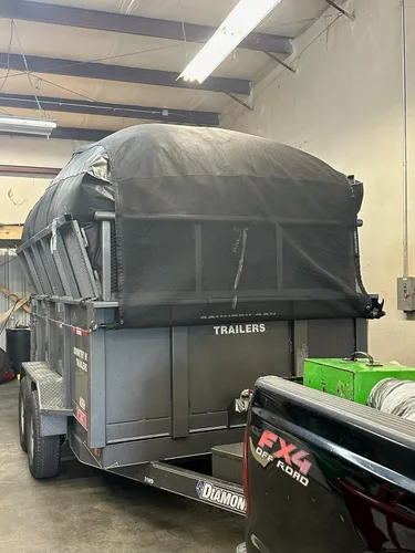 Miniatura 3 de (2 bolsas) RAM PRO-17YD+ DUMP TRAILER o DUMPSTER Bolsa aislante al vacío – Capacidad para 540 CF por bolsa, la bolsa NWP más grande de los Estados