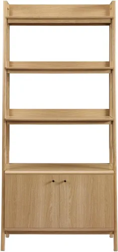 Miniatura 4 de Modway Vitrina de estantería de 33" en roble