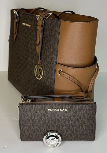 Miniatura 3 de Michael Kors MICHAEL Michel Kors Gilly - Bolsa de viaje con cordón grande con doble cierre para la muñeca