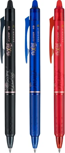 Miniatura 2 de Pilot FriXion Clicker - Bolígrafos de gel borrables, punta gruesa (0.039 pulgadas), tinta azul, paquete de 12 bolígrafos de escritura suaves