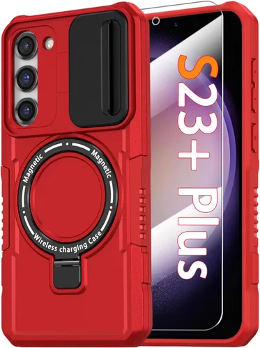 Miniatura 14 de Funda magnética para Samsung Galaxy Note 20 Ultra con soporte de anillo [con protector de pantalla] [Compatible con carga inalámbrica MagSafe] Funda