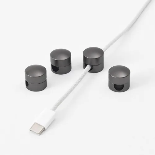 Miniatura 13 de BRIGHTTIA Clips para cables, gestión de cables de latón de alta calidad para el hogar, la oficina y el automóvil, organizador multiusos para cables