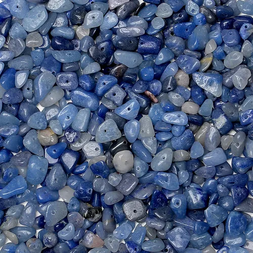 Miniatura 31 de ZHIYUXI 400 cuentas para hacer joyas, cuentas multicolor de 0.197-0.315 in, piedras preciosas de piedra natural, cuentas sueltas irregulares a