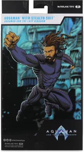 Miniatura 11 de McFarlane Toys - DC Multiverse Aquaman con traje sigiloso (Aquaman y The Lost Kingdom) Figura de acción de 7 pulgadas