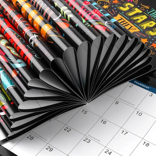 Miniatura 6 de Calendario 2026-2027 – Calendario de pared 2026-2027, julio 2026 – diciembre 2027, 12 x 24 pulgadas (abierto), calendario de pared de 18 meses