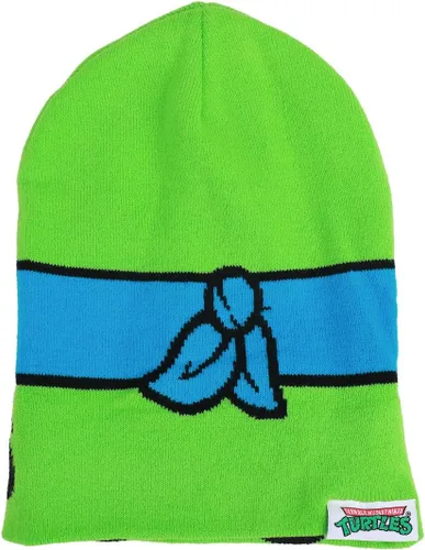 Miniatura 4 de Bioworld TMNT Rolldown Raph Adult Mesh Eye Green Beanie