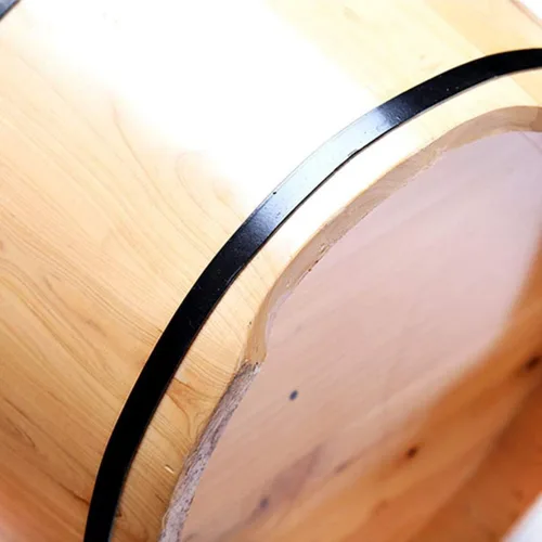Miniatura 2 de Barriles de pedicura, bañera de pie de madera maciza, antigrietas, sin fugas de agua, masajeador de baño para pies (tamaño : 9.8 in* 16.5 in)