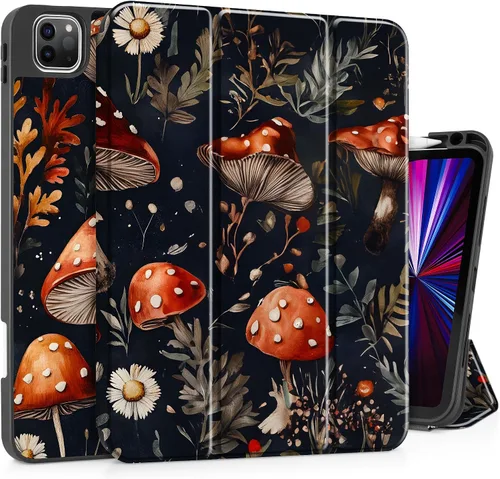 Miniatura 19 de May Chen Funda para iPad Pro de 11 pulgadas (4ª, 3ª, 2ª y 1ª generación) 2022 2021 2020 2018, soporte triple + soporte para lápiz + encendido