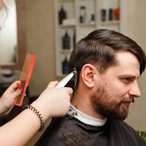 Miniatura 9 de Allegro Combs 9000 Clipper Blending Cutting Wide Teeth Hair Comb For Fading Barberos Hairstylist Men Women Shower Comb Shampoo Styling 2 piezas