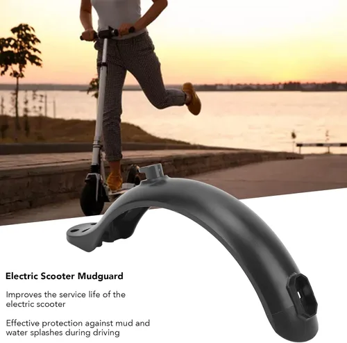 Miniatura 5 de Pilipane Guardabarros eléctrico para scooter, compatible con Mijia M365 Scooter eléctrico, negro, conjunto de freno trasero, conjunto de freno