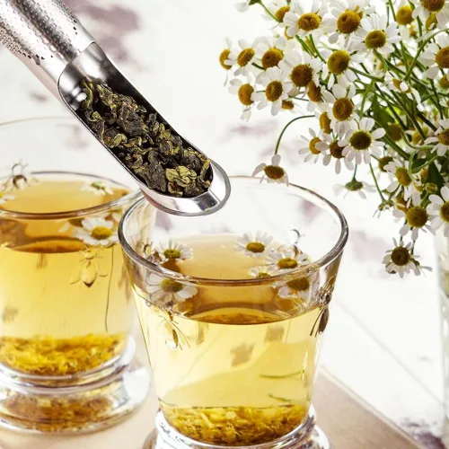 Miniatura 5 de Coladores de té para té suelto, difusor de té de acero inoxidable mejorado, infusores de té de malla extrafina para té suelto, infusor de té