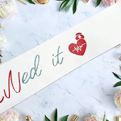 Miniatura 3 de Decorit Faja de graduación de enfermería con texto en inglés «I Survived I Survived», ideal para regalo de graduación de enfermería para mujeres