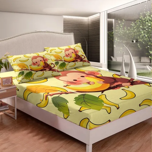 Miniatura 35 de Juego de sábanas de teñido anudado, estilo bohemio, psicodélico, hippie, teñido anudado, sábana bajera ajustable para niños, niñas, niños