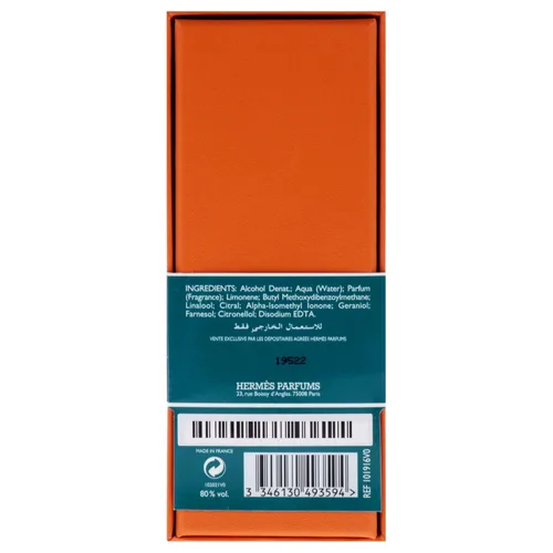 Miniatura 5 de Eau d'Orange Verte de Hermes para hombre 3.3 oz Eau de Colonia Spray