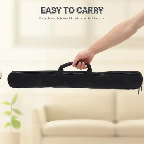 Miniatura 5 de SUPVOX Bolsa de flauta portátil profesional con acolchado a prueba de golpes y red de almacenamiento interna, funda de transporte ligera de tela