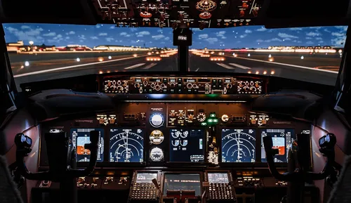 Miniatura 5 de TERAVEX Boeing 737 Cockpit Screens Regalos para papá, esposo de hija, hijo, cumpleaños, Día del Padre, aniversario para él, vaso con tapa, taza