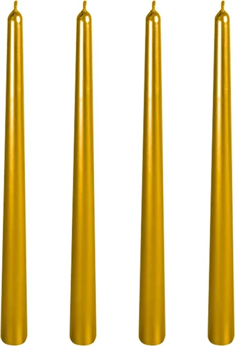 Miniatura 15 de Wrcevtor Juego de 4 velas cónicas de 8 pulgadas 7.5 horas de combustión limpia sin aroma, para bodas, fiestas, decoración del hogar y ocasiones