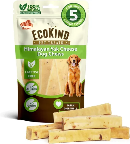Miniatura 23 de EcoKind Premium Gold Yak Cheese - Masticables para perros del Himalaya, golosinas saludables para perros de todas las razas y tamaños, todo natural