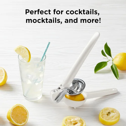 Miniatura 6 de Chef'n FreshForce - Exprimidor de limón y cítricos, prensa manual con potencia de doble engranaje para una máxima extracción de jugo, duradero