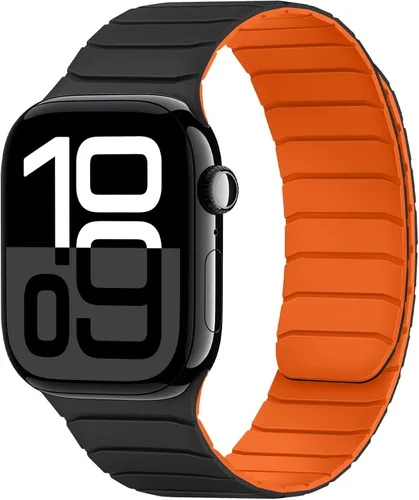 Miniatura 8 de Tasikar Bandas Magnéticas Compatibles con Apple Watch 42mm (Serie 11/Serie 10) 41mm 40mm 38mm, Correa de Reemplazo de Silicona Suave para iWatch SE