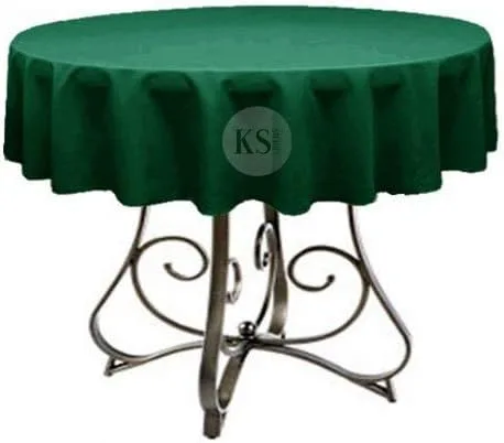 Miniatura 42 de Mantel redondo de poliéster de 72 pulgadas, disponible en más de 45 colores, ideal para restaurantes y superposiciones versátiles de eventos, elige