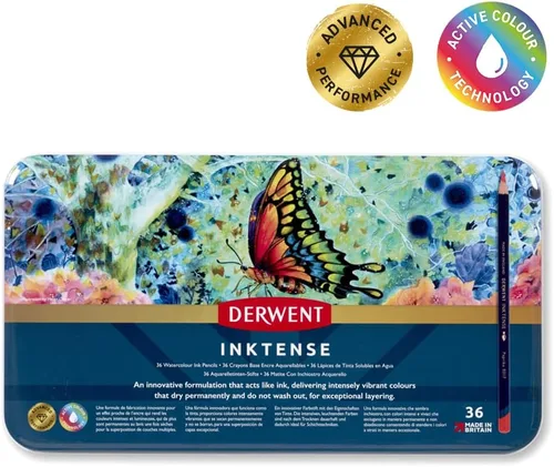 Miniatura 3 de Juego de 36 lápices de colores solubles en agua Inktense