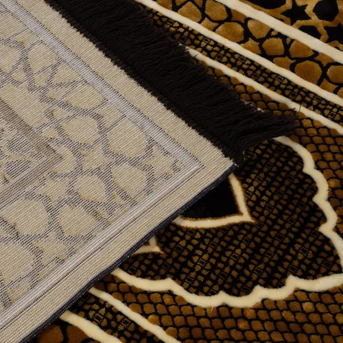 Miniatura 9 de Modefa Alfombra de oración islámica turca, cómoda alfombra de oración musulmana para hombres y mujeres, alfombra de terciopelo suave Janamaz