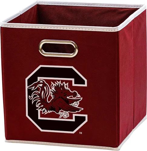 Miniatura 13 de Franklin Sports Cubos de almacenamiento de tela del equipo universitario de la NCAA hechos para adaptarse a organizadores de almacenamiento