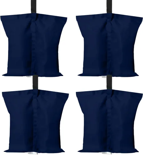 Miniatura 15 de ABCCANOPY Pesas de toldo de 120 libras, bolsas de arena para carpa de glorieta, paquete de 4 unidades (negro)