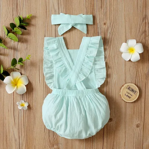 Miniatura 82 de Shalofer Traje de primer cumpleaños para bebé niña con diadema