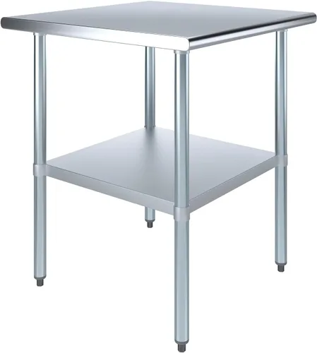 Miniatura 36 de Mesa de trabajo de acero inoxidable, mesa de metal