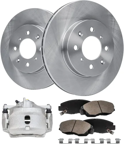 Miniatura 58 de Detroit Axle - Rotores de freno para Chrysler 200 2015 2016 2017, Rotores de freno de disco de reemplazo: 12.01" pulgadas delantero y 10.95