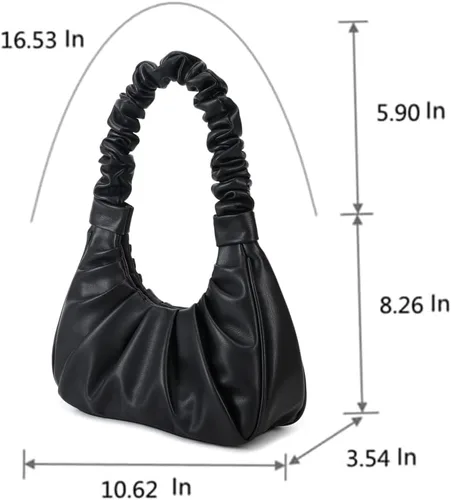 Miniatura 3 de moda para las mujeres lindo Hobo Tote bolso mini embrague con cremallera