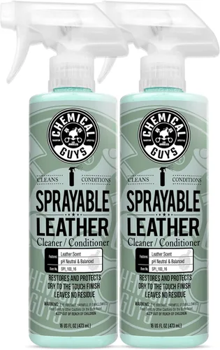 Miniatura 10 de Chemical Guys SPI_103_16 Limpiador y Acondicionador de Cuero Pulverizable en Uno para Interiores de Automóviles, Aroma de Cuero, 16 fl oz
