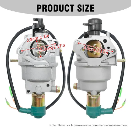 Miniatura 4 de Carburador 16100-ZE2-734, repuesto para Honda EB5000X EW171, repuesto para DEK 6500, repuesto para Powerlift GG5500 GG7000, repuesto para Powertrain
