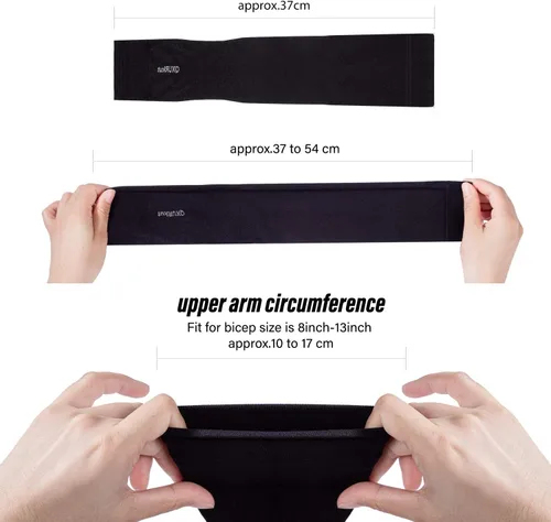 Miniatura 5 de QXURkut Mangas de brazo para mujeres y hombres, 5 pares de mangas de compresión deportivas con protección UV UPF50 para cubrir brazos, agujero