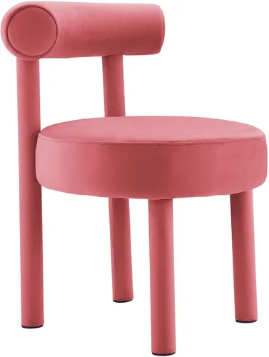 Miniatura 38 de Modway EEI-6705-IVO Toulouse Boucle - Juego de 2 sillas de comedor de tela, color marfil