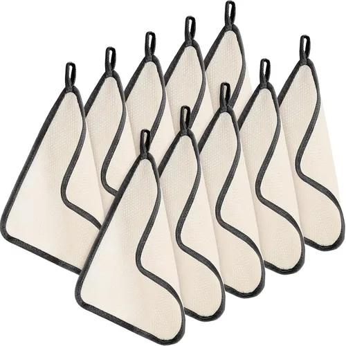 Tatuo 10 paños de lavado exfoliantes para cuerpo y cara, exfoliante de baño de tejido suave, toalla de baño exfoliante para eliminar la piel muerta,