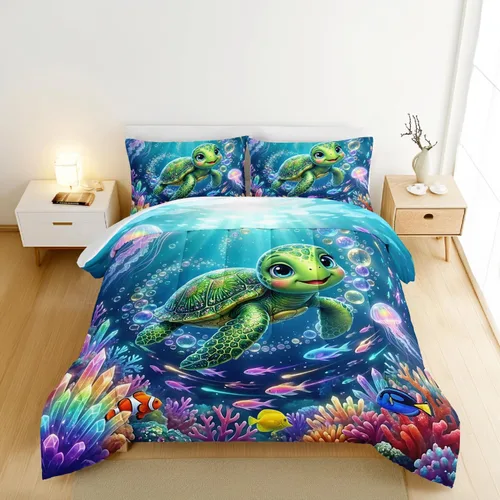 Miniatura 17 de HOSIMA Edredón de Coche de Carreras de Dibujos Animados para Niños para Decoración de Cama de Coche de Carreras, Juego de Ropa de Cama para Niños